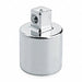Skt Adptr Steel Chrome 1/2 in 3/8 in