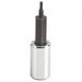 Socket Bit Steel 1/4 in TpSz 1/16 in