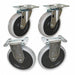 Caster Kit (2) Rigid (2) Swivel