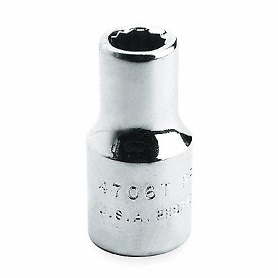 Socket Steel Chrome 1 7/16 in