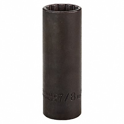 Socket Steel Blk Oxd 7/8 in