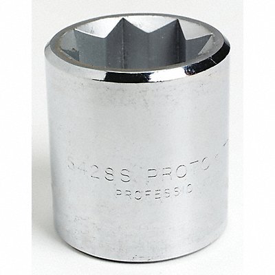 Socket Steel Chrome 1/2 in