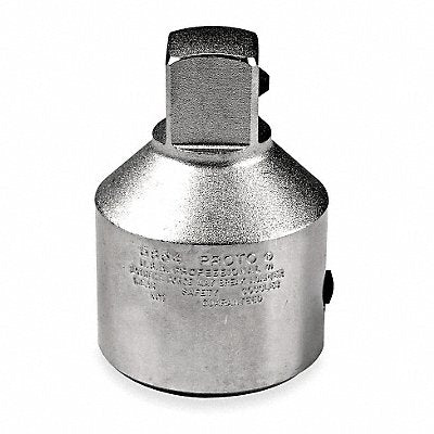 Skt Adptr Steel Chrome 1 in 3/4 in