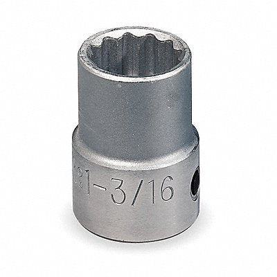 Socket Steel Satin 1 3/16 in