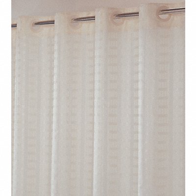 Shower Curtain 74 in L 71 in W Beige