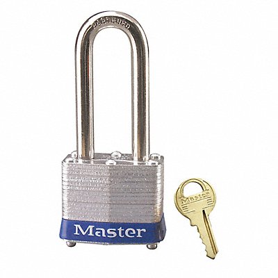 F0078 Lockout Padlock KA Blue 1-1/4 H