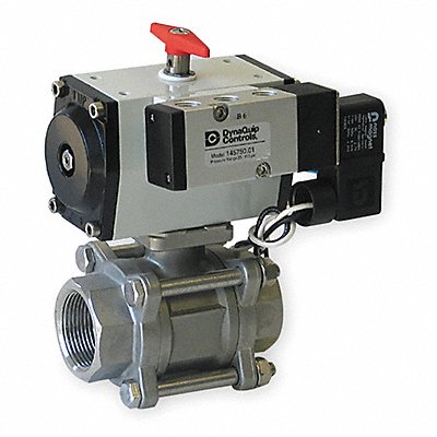 Ball Valve 2 In NPT Spring Return SS