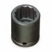 Socket Steel Blk Oxd 1 1/4 in