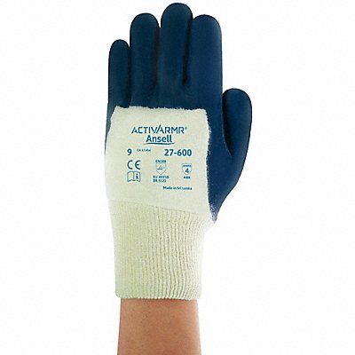 D1536 Coated Gloves 3/4 Dip 9 10 PR