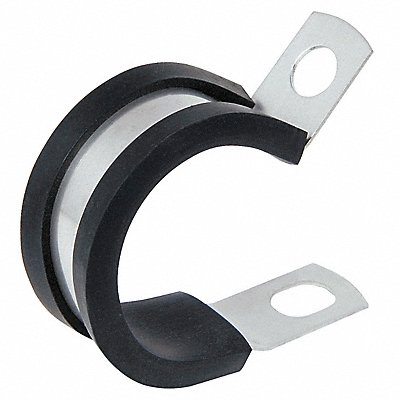 Clamp Cushioned EPDM Dia 5/8 In PK25