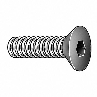 ScktFltHdScrw Steel 3/8 -16 1 L PK5