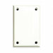 Blank Wall Plate Jumbo White 1Gng Txtr