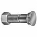 Plow Bolt Fastener L 1 1/2 in PK50
