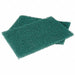 Scouring Pad 9 in L Green PK12