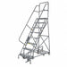 Rolling Ladder Hndrl Pltfm 120 In H