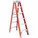 Stepladder Fiberglass 6 ft H 300 lb Cap