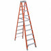 Stepladder Fiberglass 10 ft H 300 lb Cap