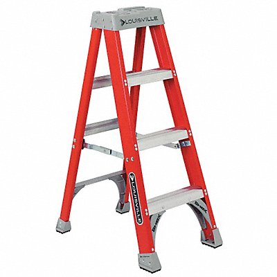 Stepladder Fiberglass 4 ft H 300 lb Cap