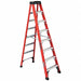 Stepladder Fiberglass 8 ft H 375 lb Cap