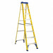 Stepladder Fiberglass 8 ft H 250 lb Cap