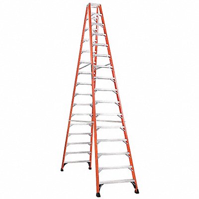 Twin Stepladder Fbrgls IAA 16ft FM1400HD