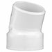 22-1/2 Degree Street Elbow 3 in PVC