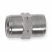 Coupling Nickel-Plated Brass 3/8 in