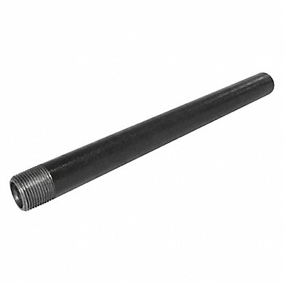 Black Pipe Npl Thrd One End 1-1/2x6In