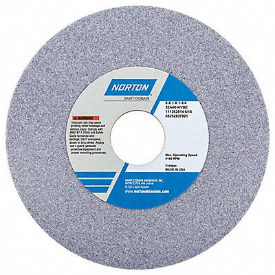 Grinding Wheel T1 6x1x1-1/4 AO 60G PK5