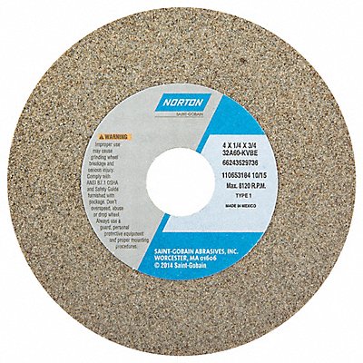 Grinding Wheel T1 4x1/4x3/4 AO 60G PK5