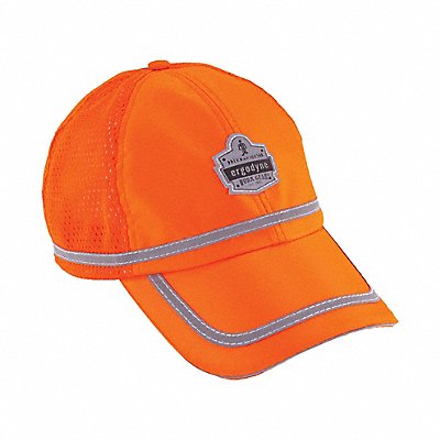 J0289 Baseball Hat Hi-Vis Orange Universal