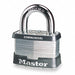 Keyed Padlock 5/8 in Rectangle Silver