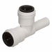 Stackable Tee 250psi 3-1/2in L White