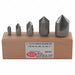 Countersink Set 5PC 1 FL 100 Deg Carbide