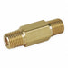 Hex Long Nipple Brass 1/4 in MNPT