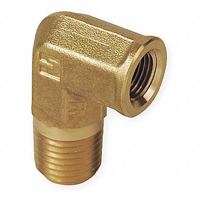 90 Street Elbow Brass 1/2 in NPT