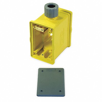 Portable Outlet Box 1 Inlet 32 cu in