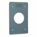 Single Receptacle Plate 1 Gang Gray