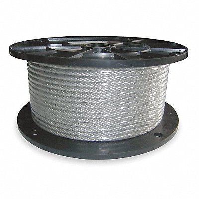 Cable 1/16 In L100Ft WLL100Lb 1x7 SS