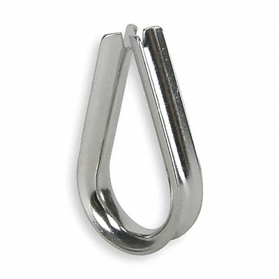 Wire Rope Thimble 1/2 In Steel PK25