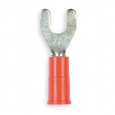 Fork Terminal Std #8 Stud Red PK100