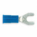 Fork Terminal Block #8 Stud Blue PK25