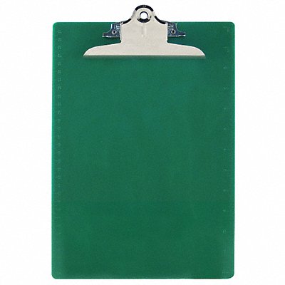 Clipboard Letter Size Plastic Green