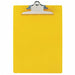 Clipboard Letter Size Plastic Yellow