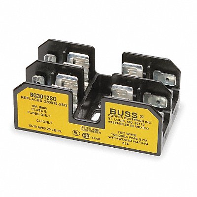 Fuse Block 0 to 15A G 2 Pole