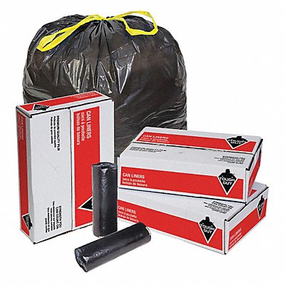 Trash Bag 20 to 30 gal Black PK150