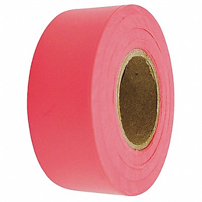 Flagging Tape Fluorescent Red 150 ft