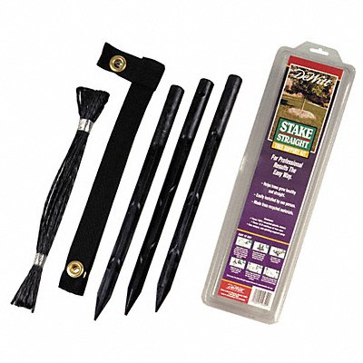 Tree Stake Kit Polypropylene Black