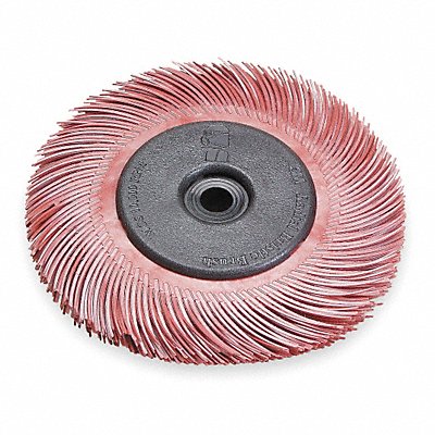 Radial Bristle Brush T-C 6Diax7/16W 220G