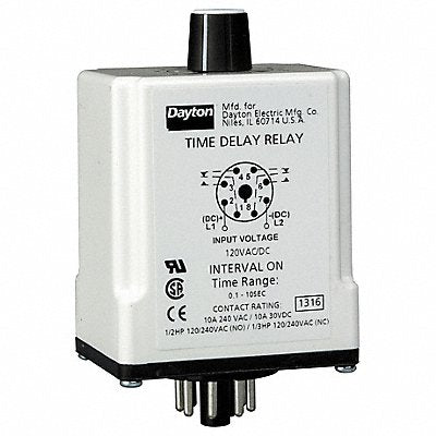 H7811 SinFunTimeDelayRelay 120VAC/DC 8Pins